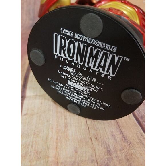 Bowen‎ Designs 8.5" Hulk Buster Mini Bust Statue Hulkbuster Iron Man - Picture 8 of 12